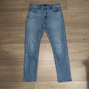 Uniqlo Men's Denim Slim Jeans - Light Blue